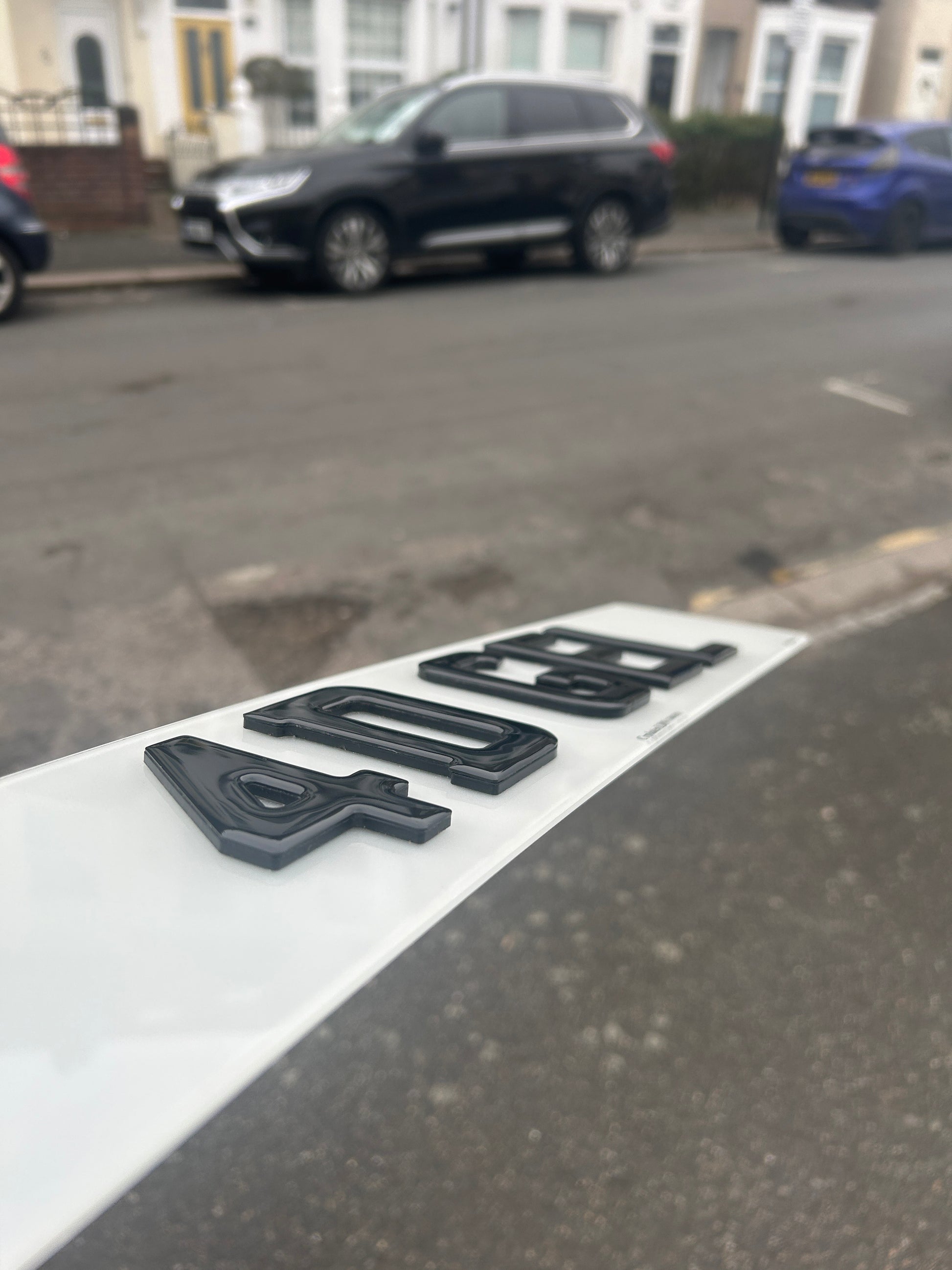 4D GEL NUMBER PLATE