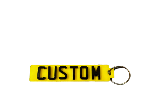 PLATE KEYRING