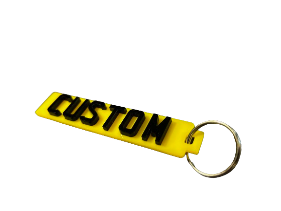 PLATE KEYRING