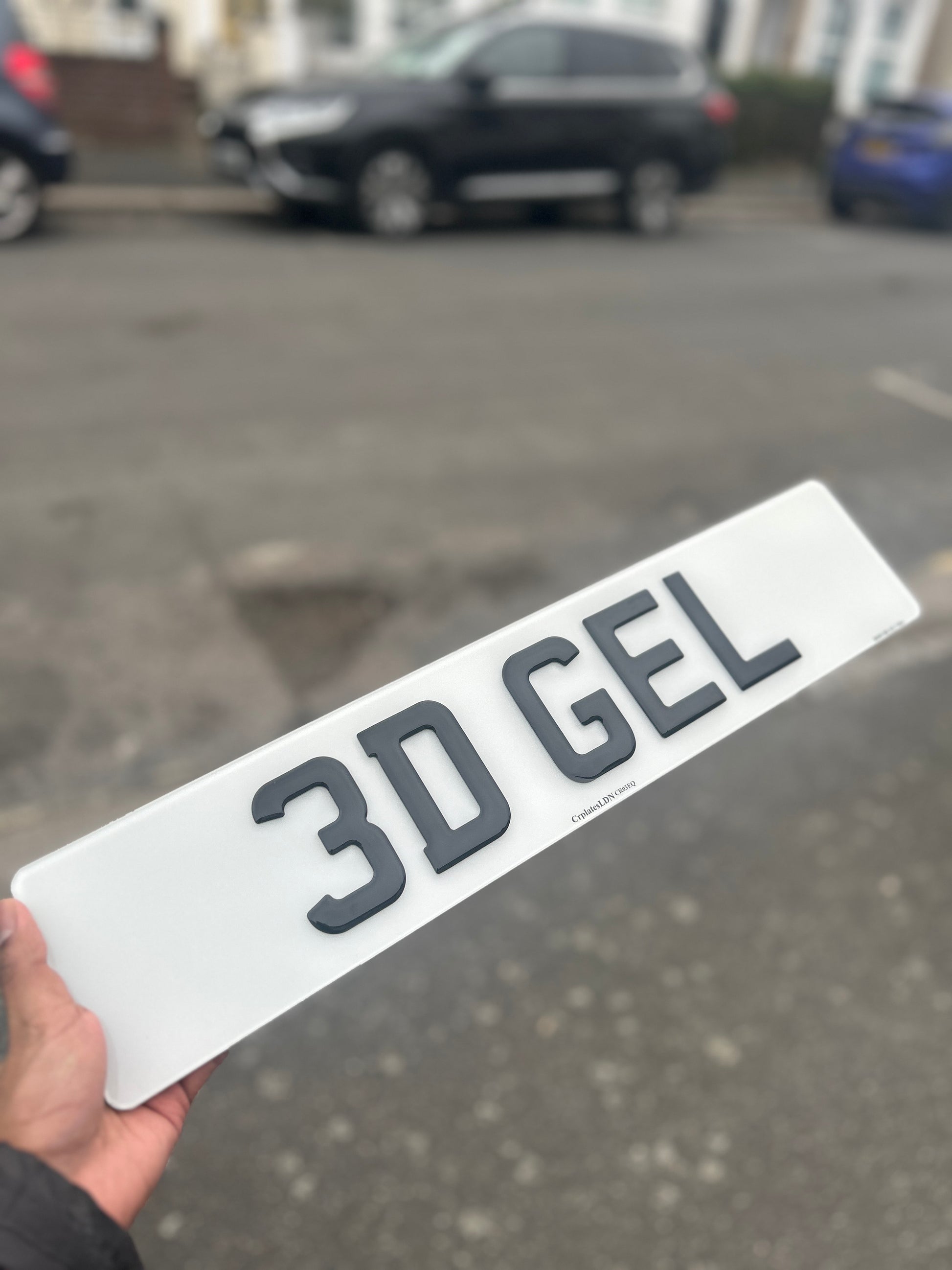 3D GEL NUMBER PLATE